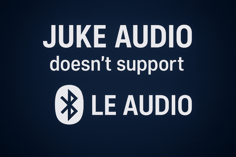 No LE AUDIO Support