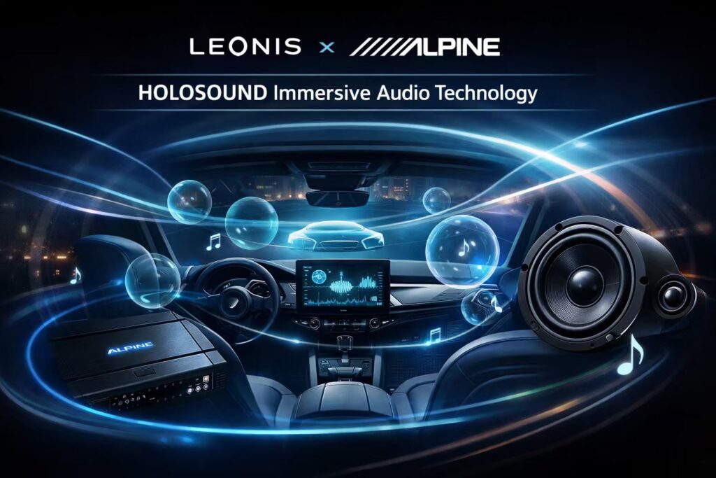 LEONIS and Alpine collaboration on HOLOSOUND immersive audio technology