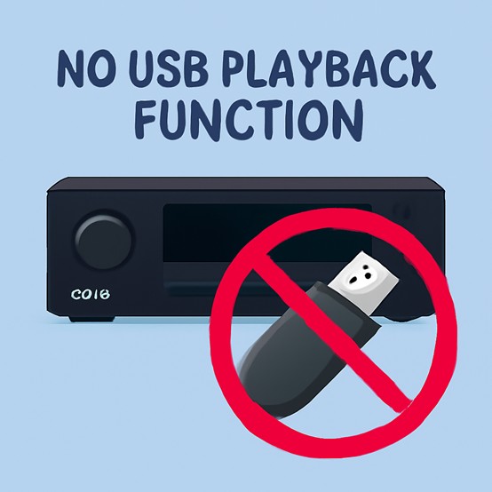 No USB Playback Function