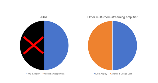 No Google Cast Support