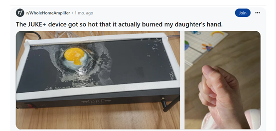 Poor Heat Dissipation